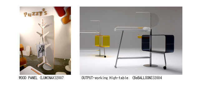 WOOD PANEL　OUTPUT-working High-table 